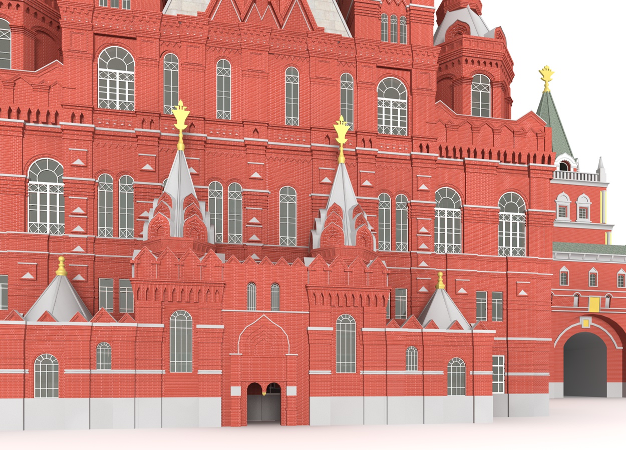 Moscow Historical Museum 3D model_4