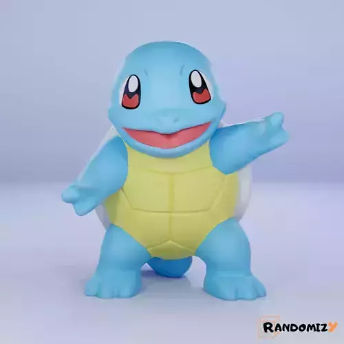 Squirtle - Fanart Free 3D print model