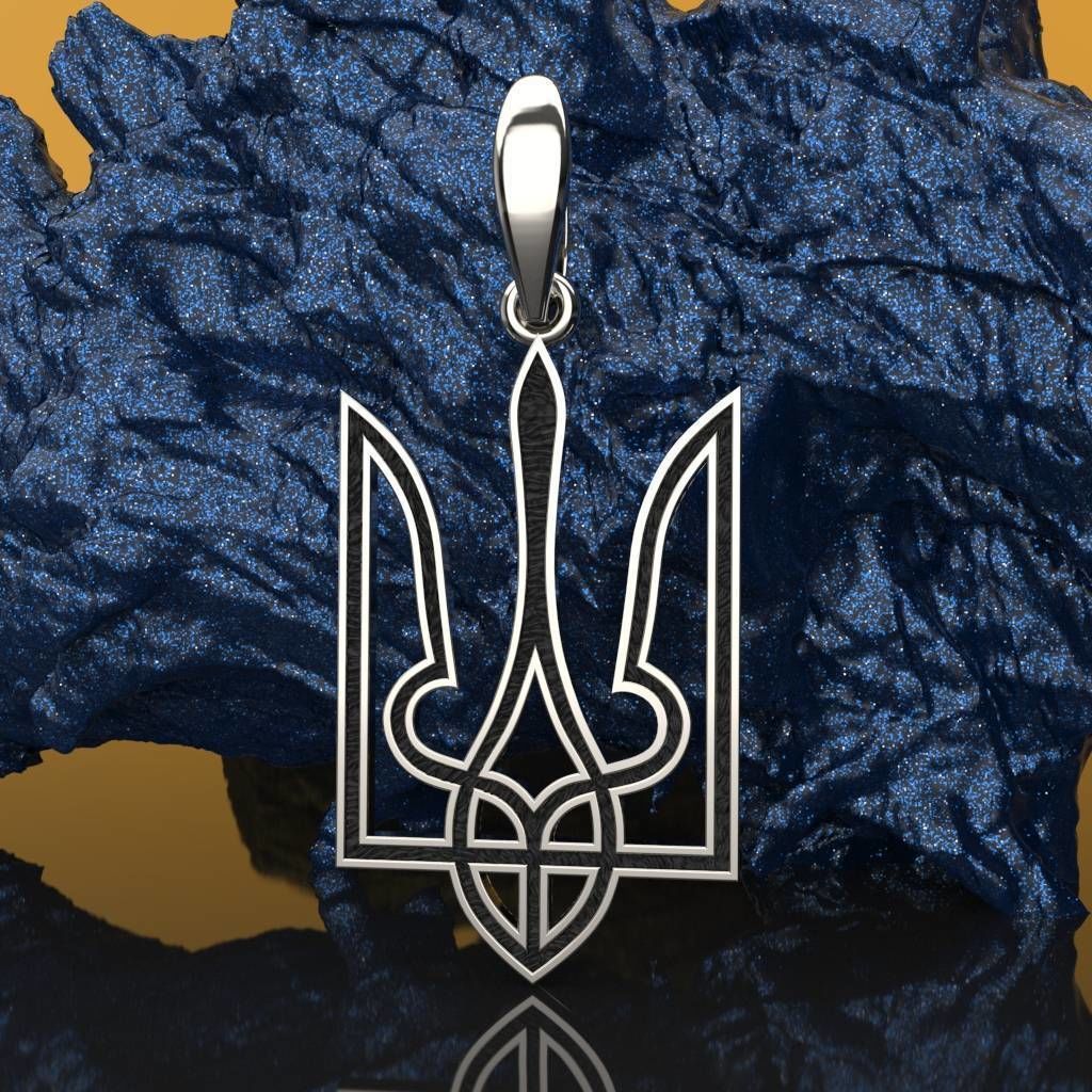 Ukrainian Trident  3D print model_3