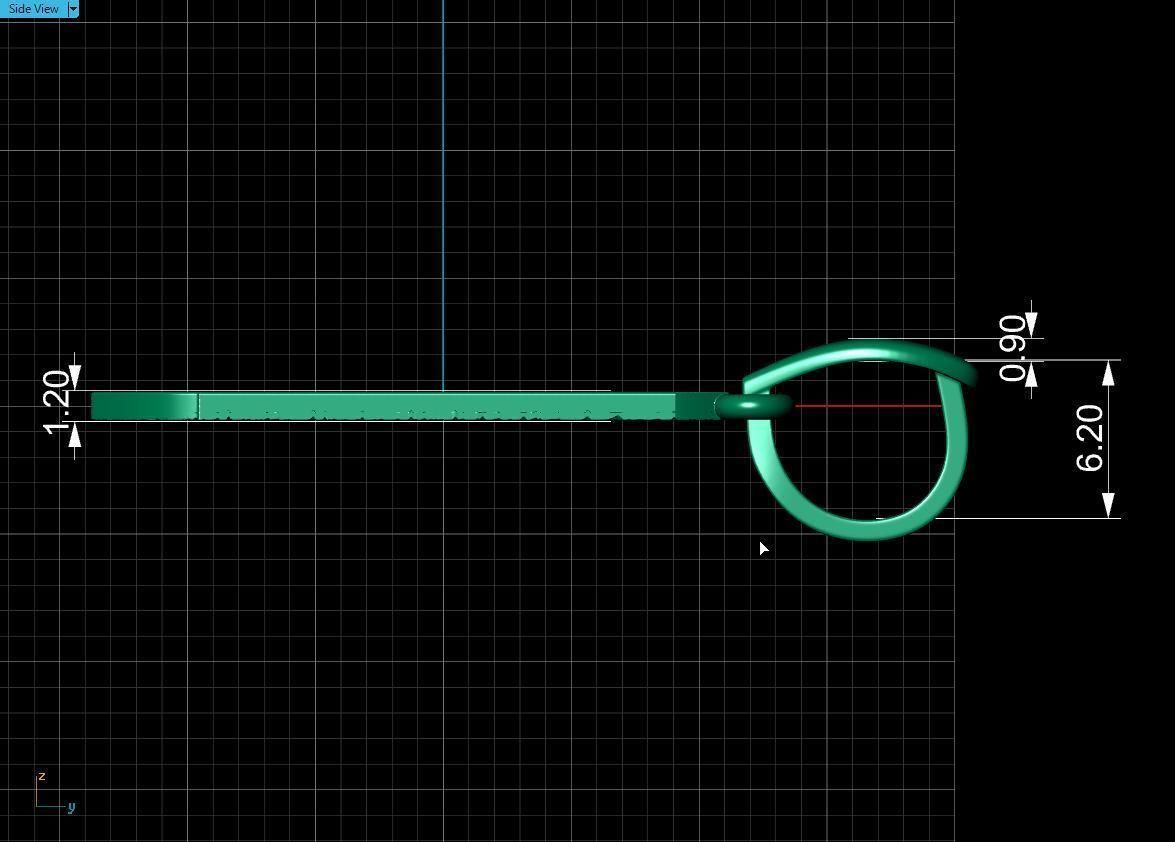 Ukrainian Trident  3D print model_18