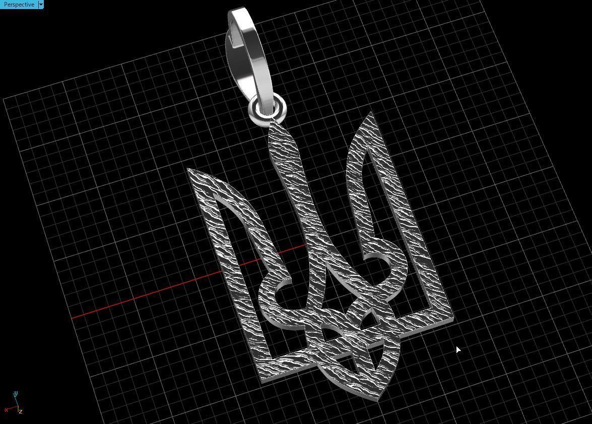 Ukrainian Trident  3D print model_15