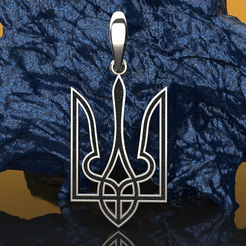 Ukrainian Trident  3D print model_4