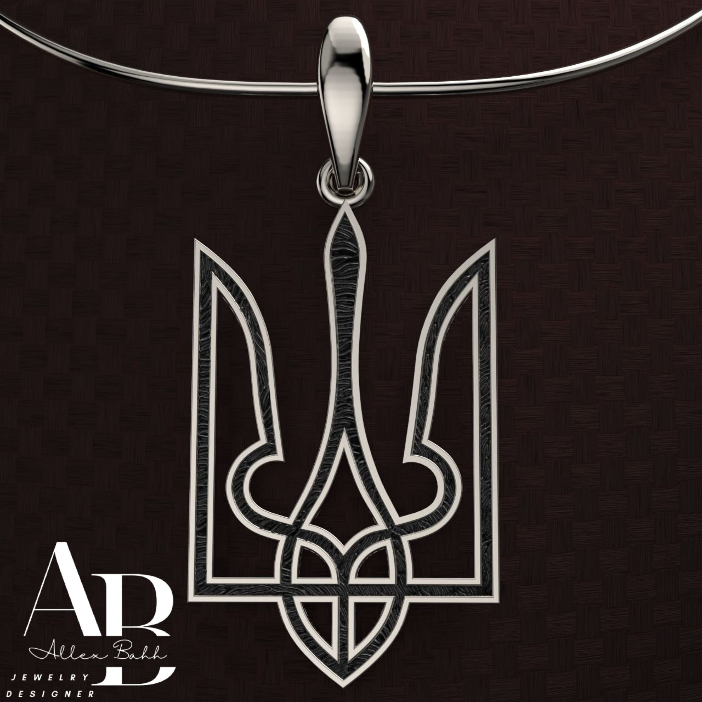 Ukrainian Trident  3D print model_2