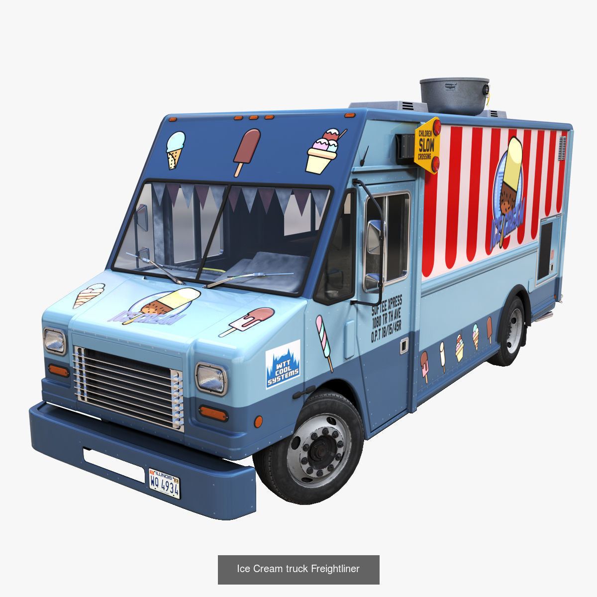 Food Trucks 3D Model Collection_12