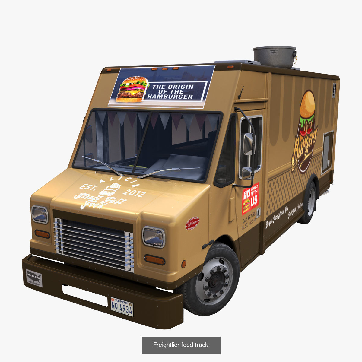 Food Trucks 3D Model Collection_13