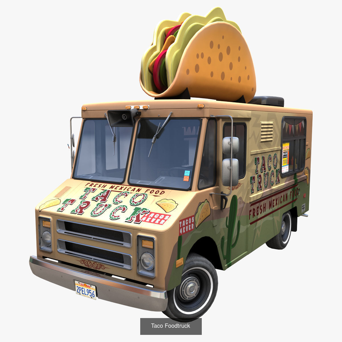 Food Trucks 3D Model Collection_5