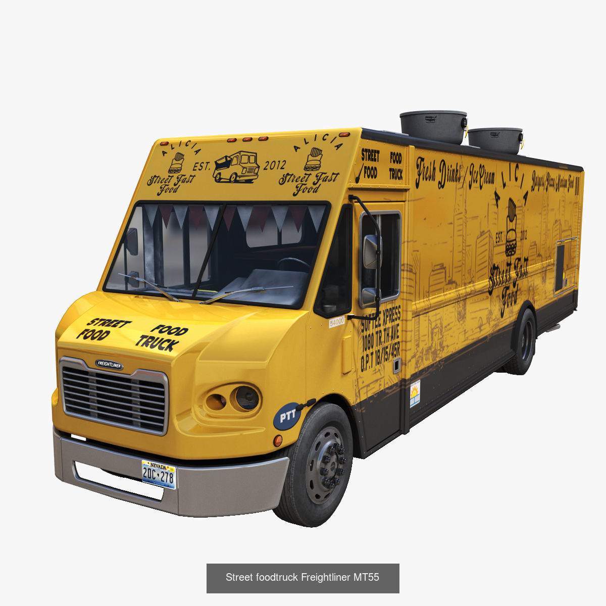 Food Trucks 3D Model Collection_9