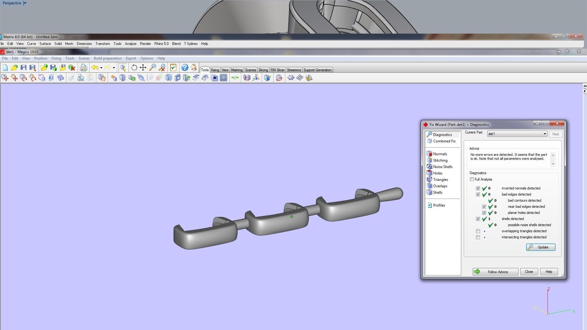move link ring 17 5mm size 3D print model_17
