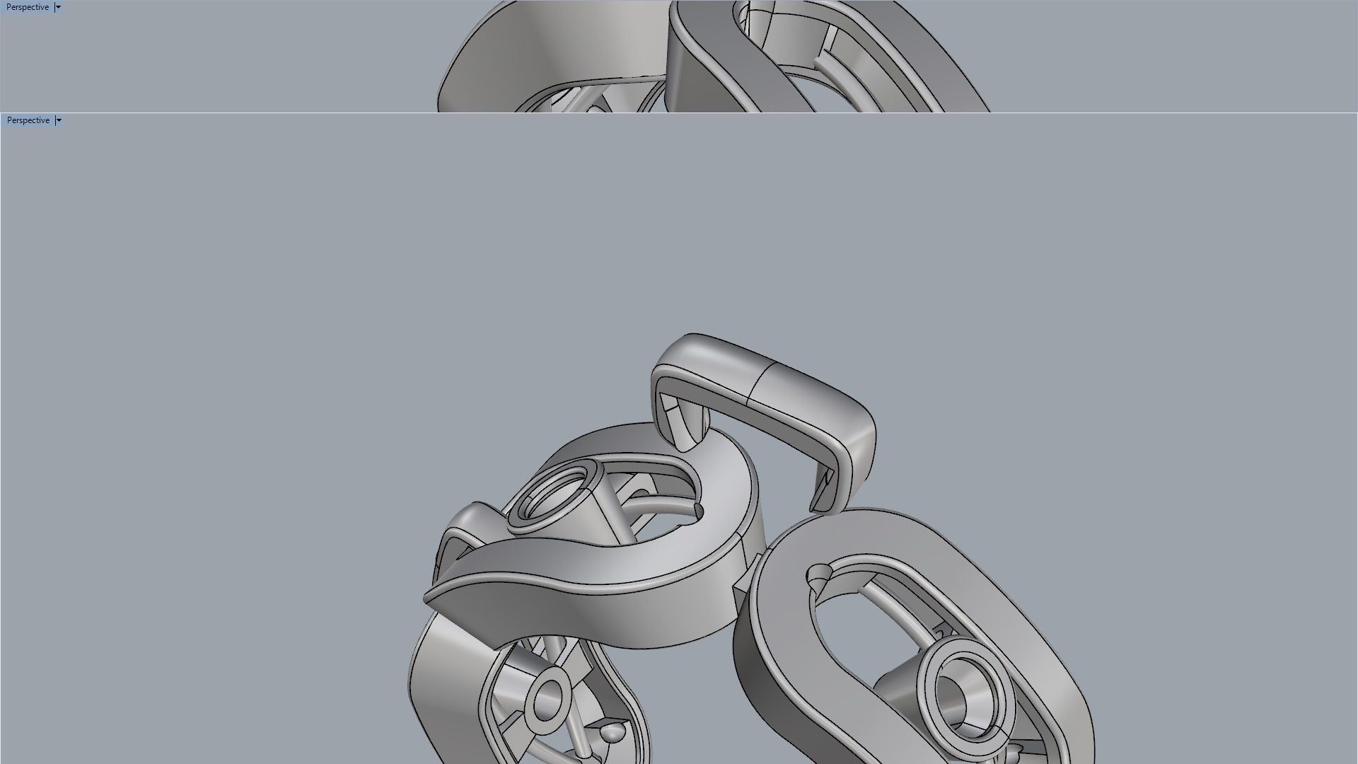 move link ring 17 5mm size 3D print model_8