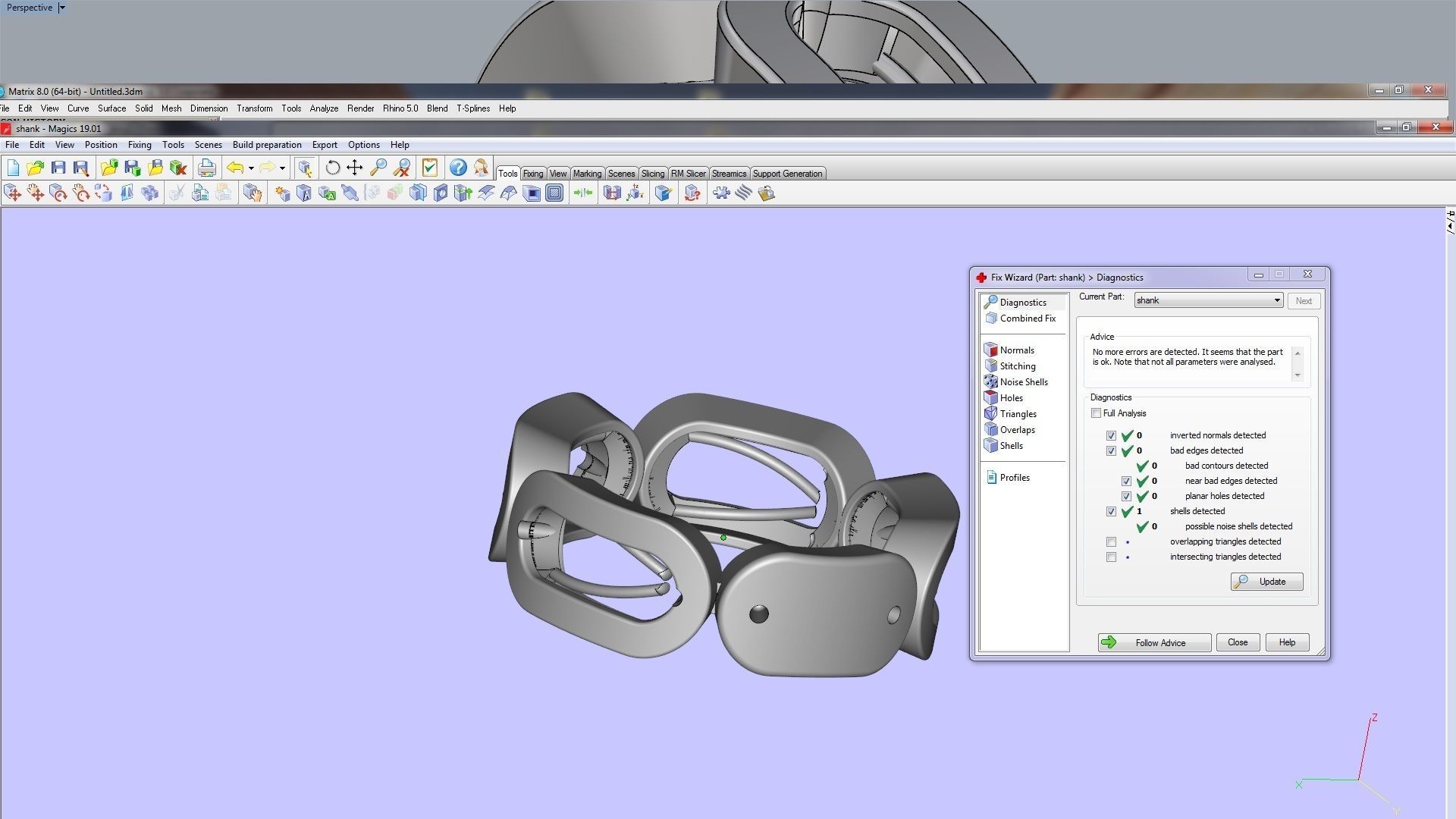 move link ring 17 5mm size 3D print model_16