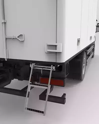 Ladder 2 steps for truck 3D model