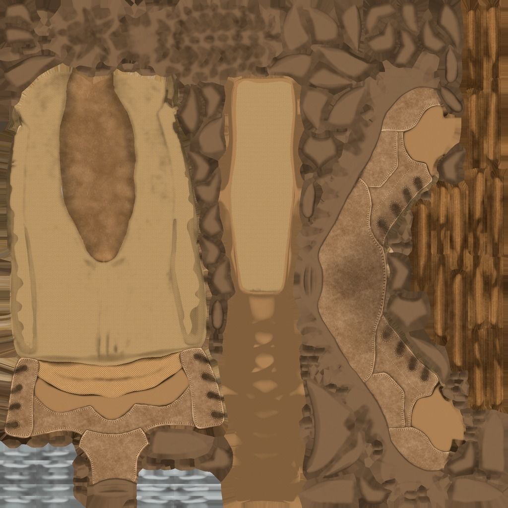 TURKISH COMMANDER BOOTS 3D - ANAFARTALAR Low-poly 3D model_9