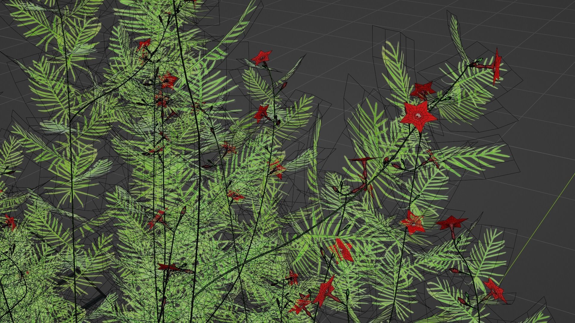 3d Gate With Flower 02 3D model_9