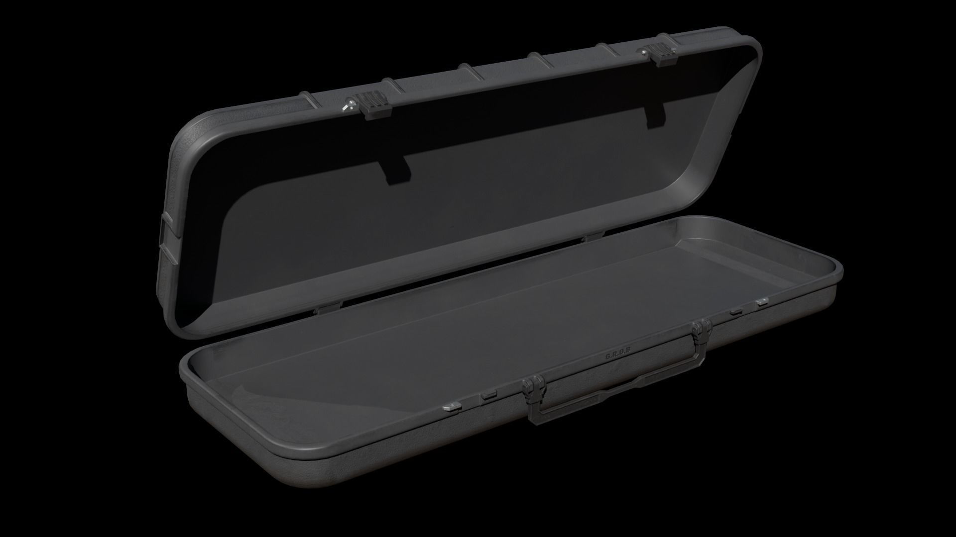 Large weapon case Low-poly 3D model_2