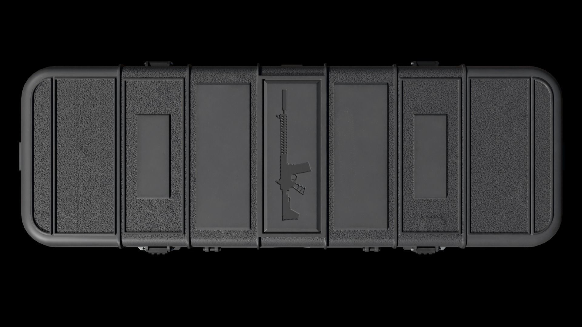 Large weapon case Low-poly 3D model_4