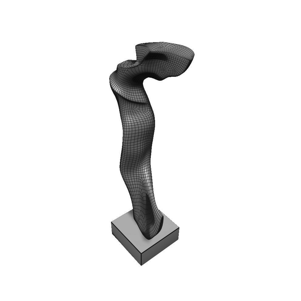 3D model 3d sculputre abstract VR / AR / low-poly | CGTrader