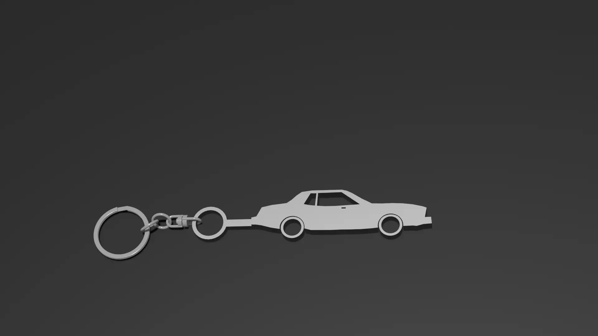 1974 Mustang Keyring-Keychain  3D print model_0
