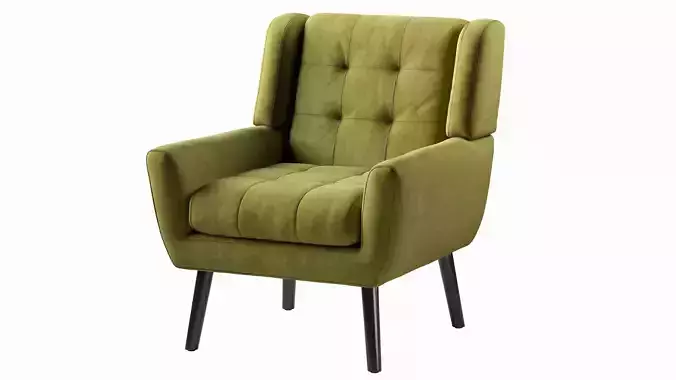Armchair LWFLIFE Velvet Accent