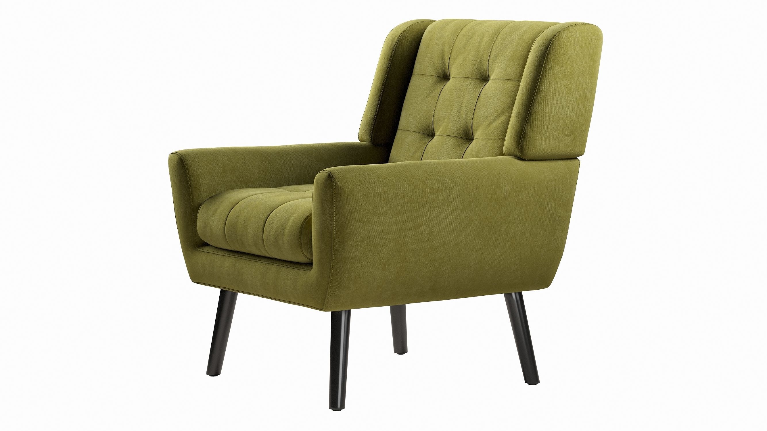 Armchair LWFLIFE Velvet Accent 3D model_22