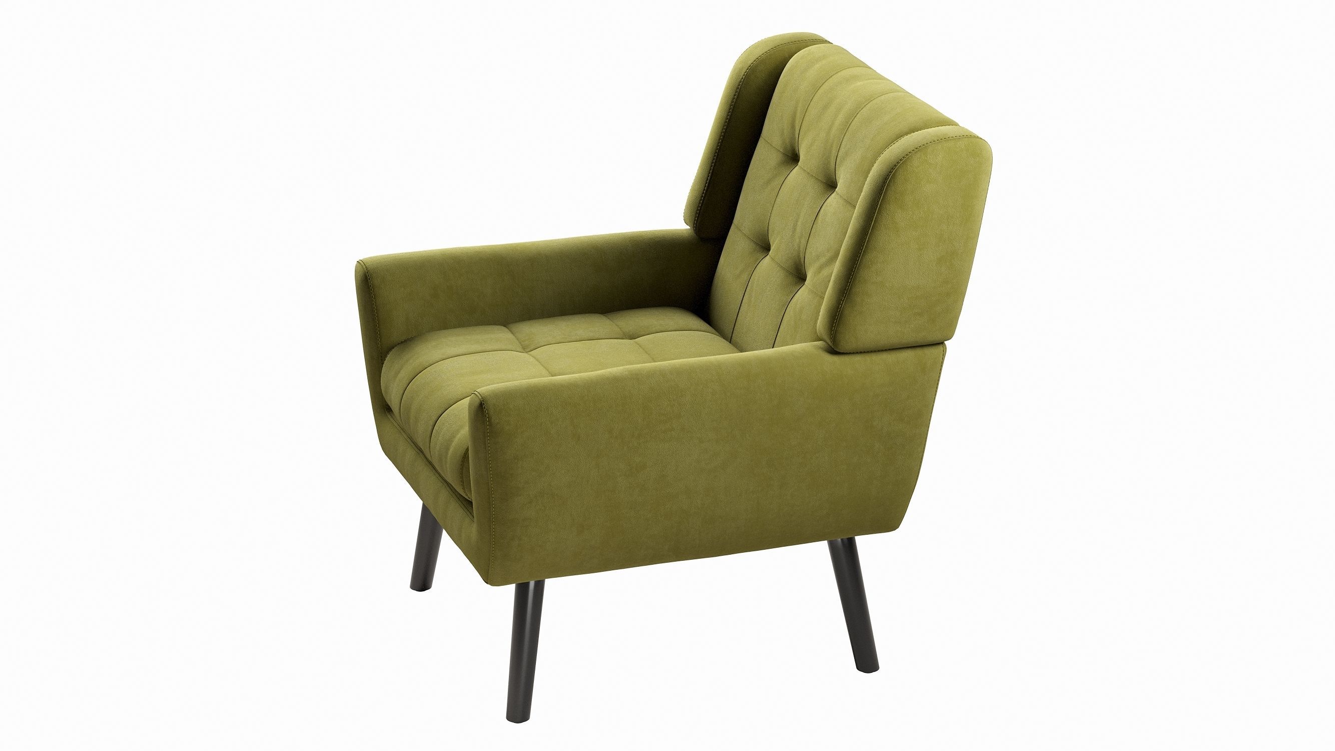 Armchair LWFLIFE Velvet Accent 3D model_3