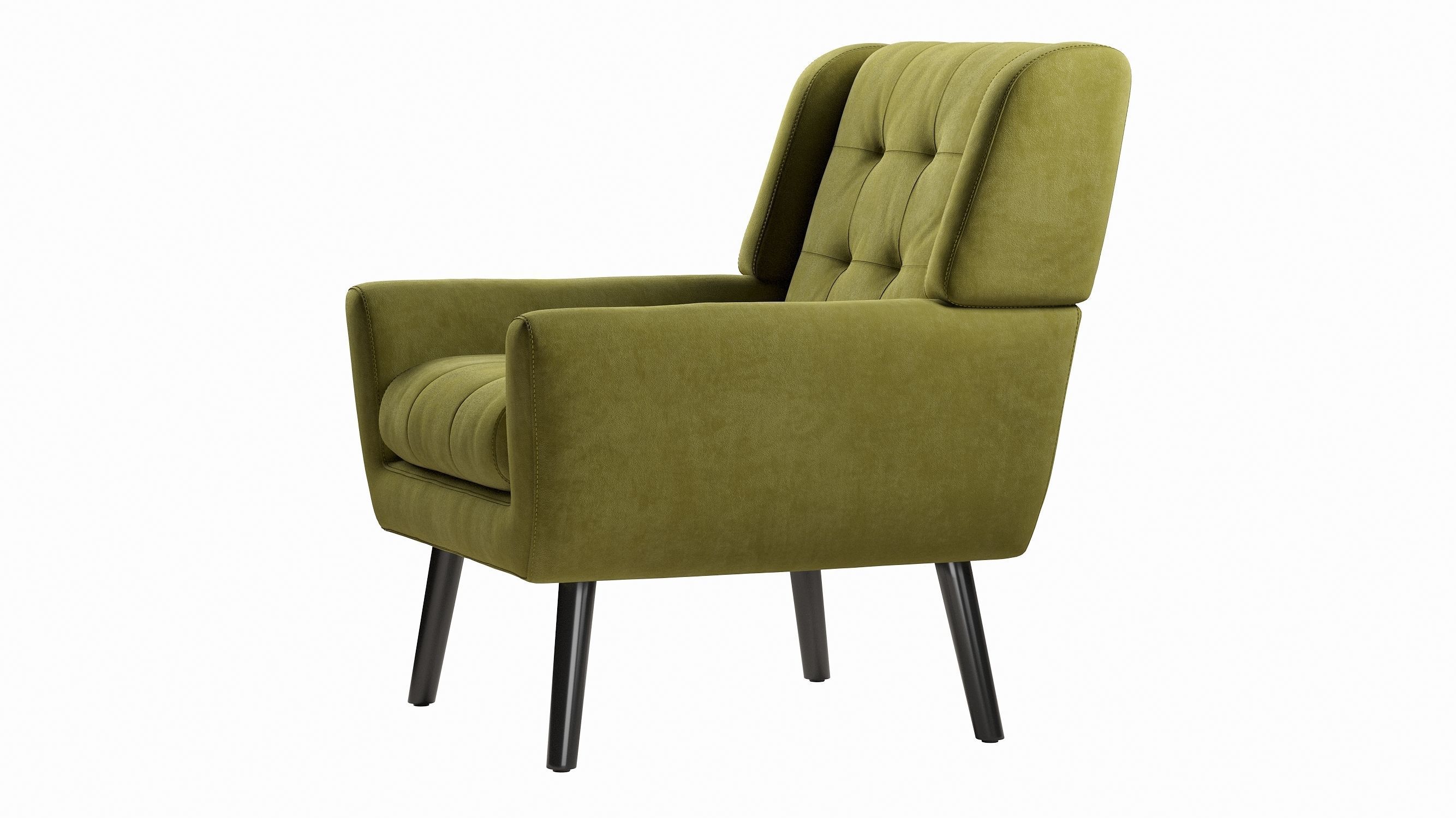 Armchair LWFLIFE Velvet Accent 3D model_4