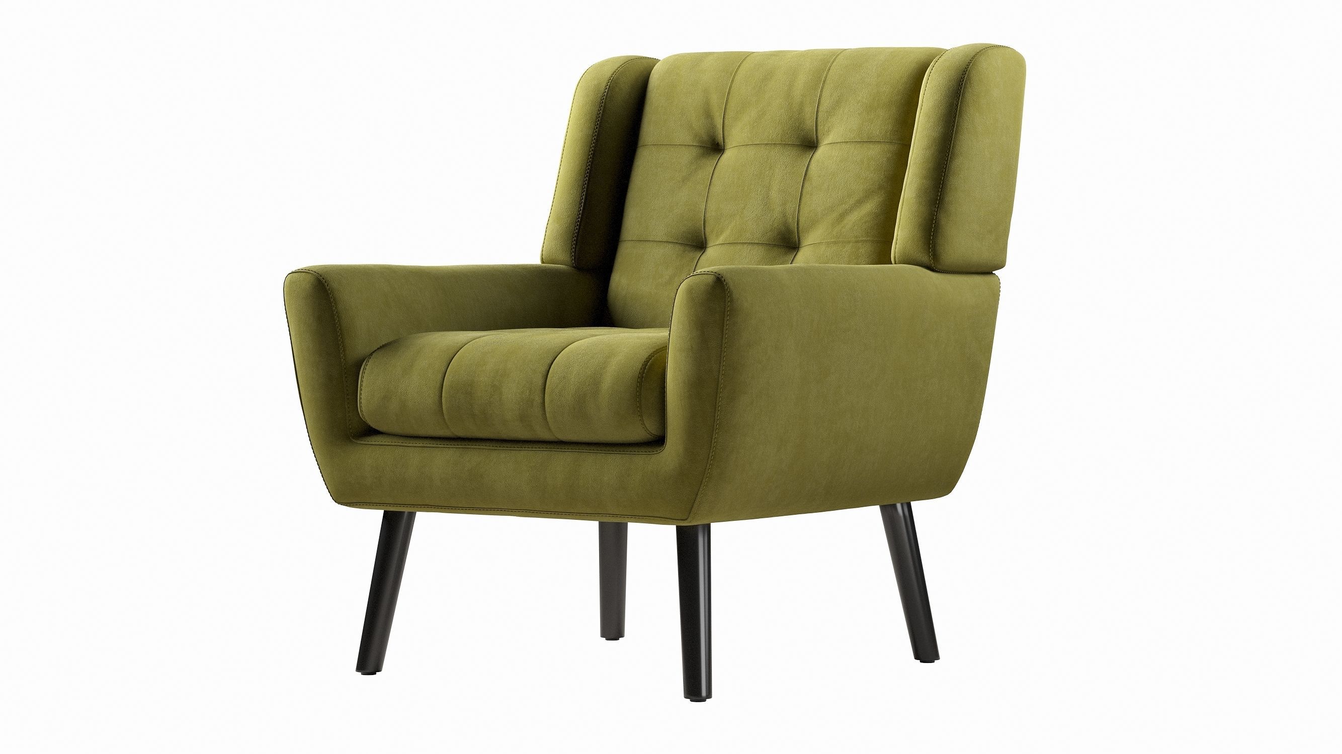Armchair LWFLIFE Velvet Accent 3D model_21