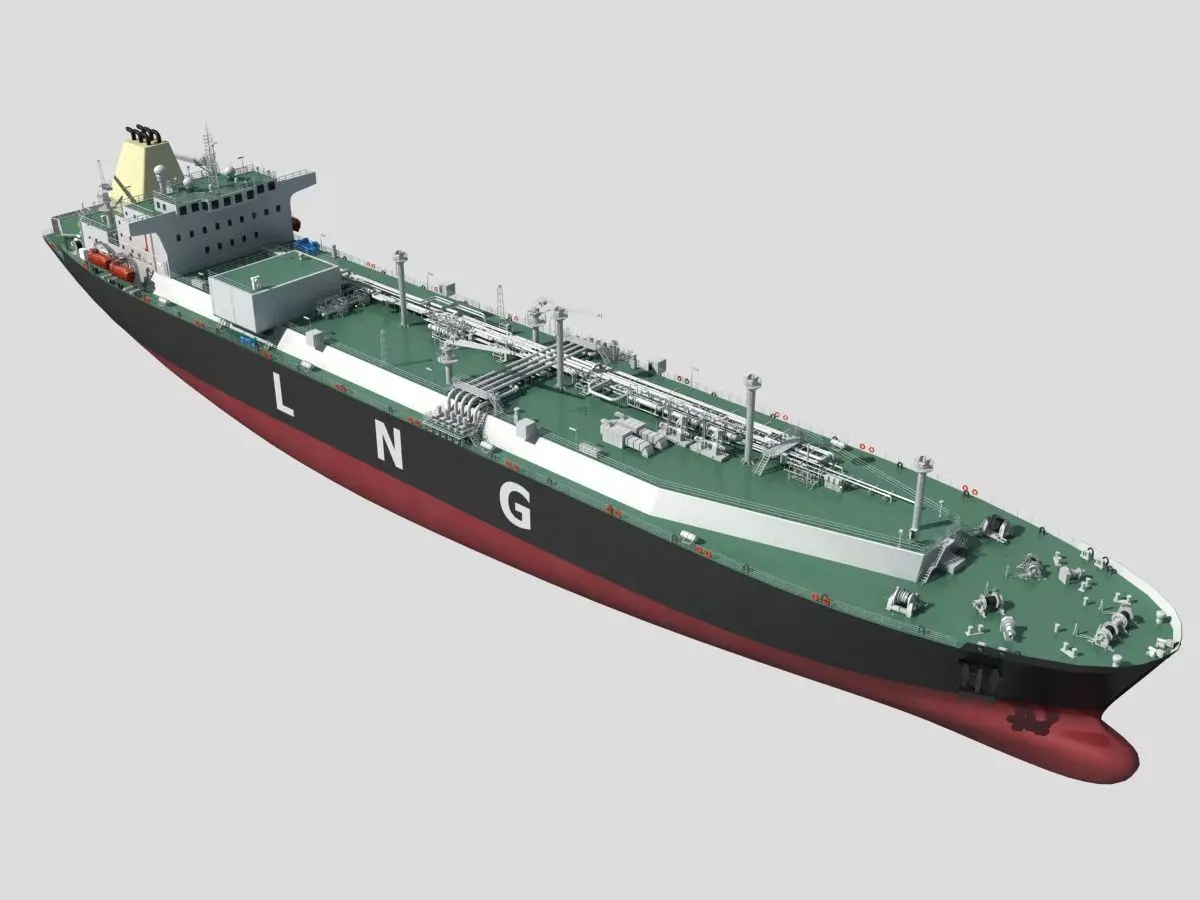 LNG Ship 3D model_0