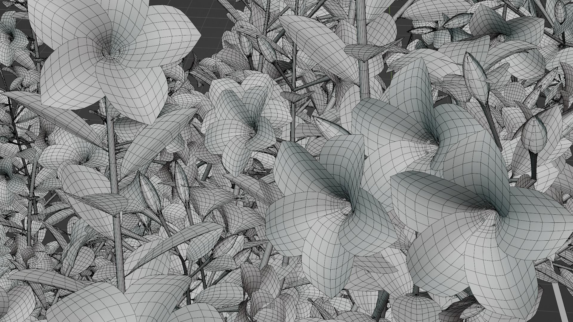 3d Gate With Flower 03 3D model_6