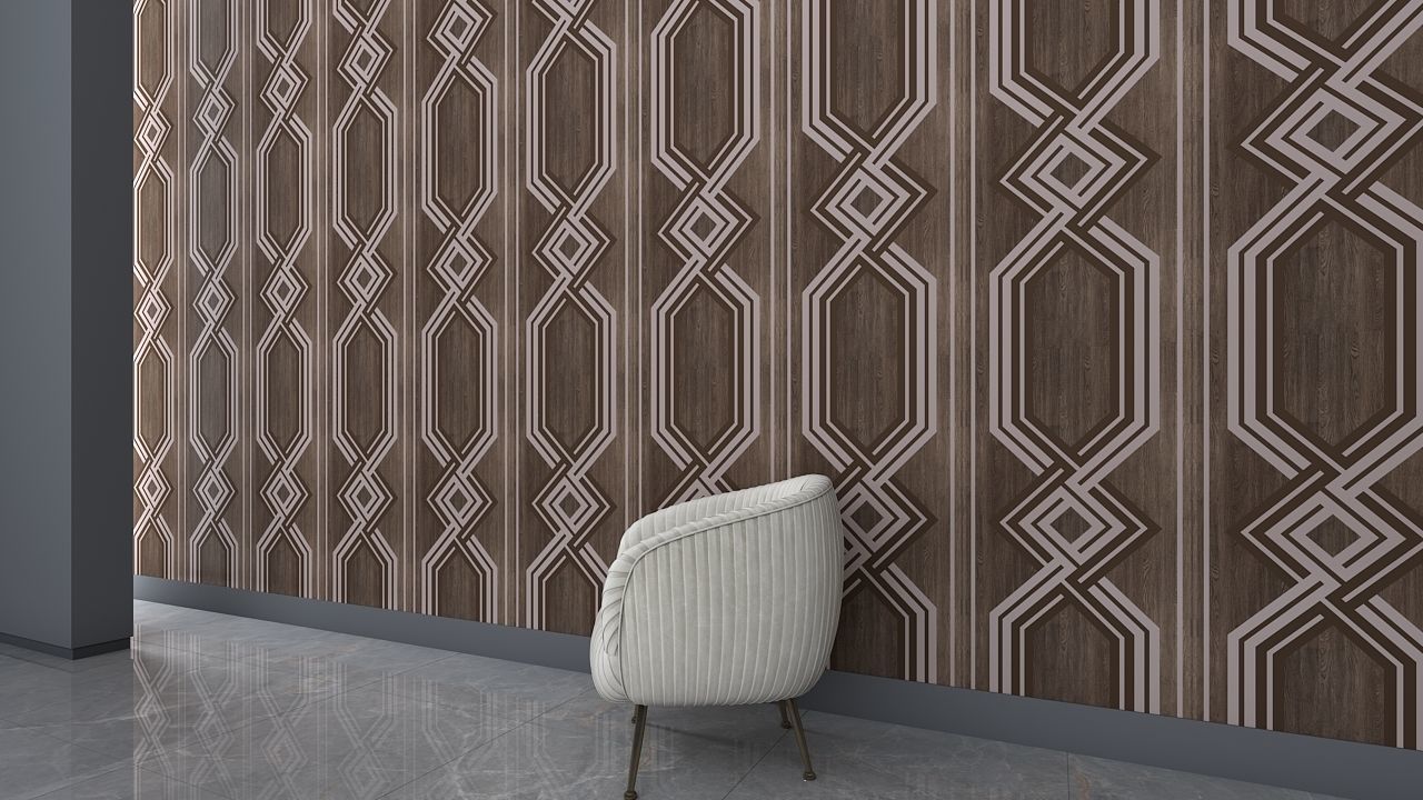 3d wall panel Low-poly 3D model_1