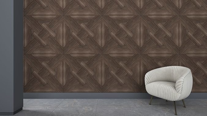 3d wall panel Low-poly 3D model