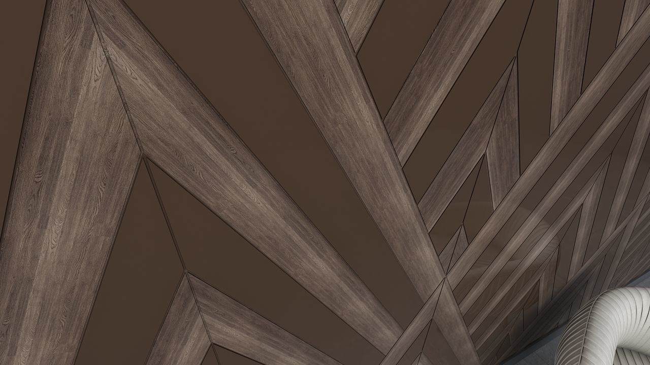 3d wall panel Low-poly 3D model_2