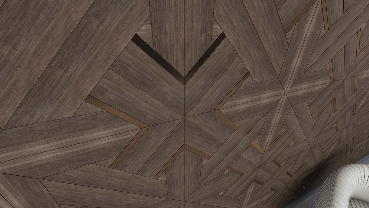 3d wall panel Low-poly 3D model_2