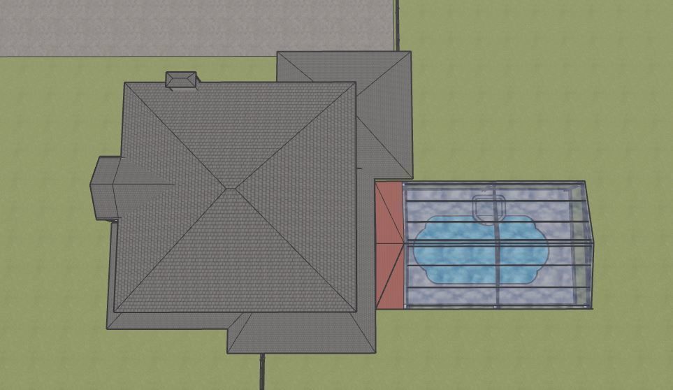 House with Swimming pool 3D model 3D model_3