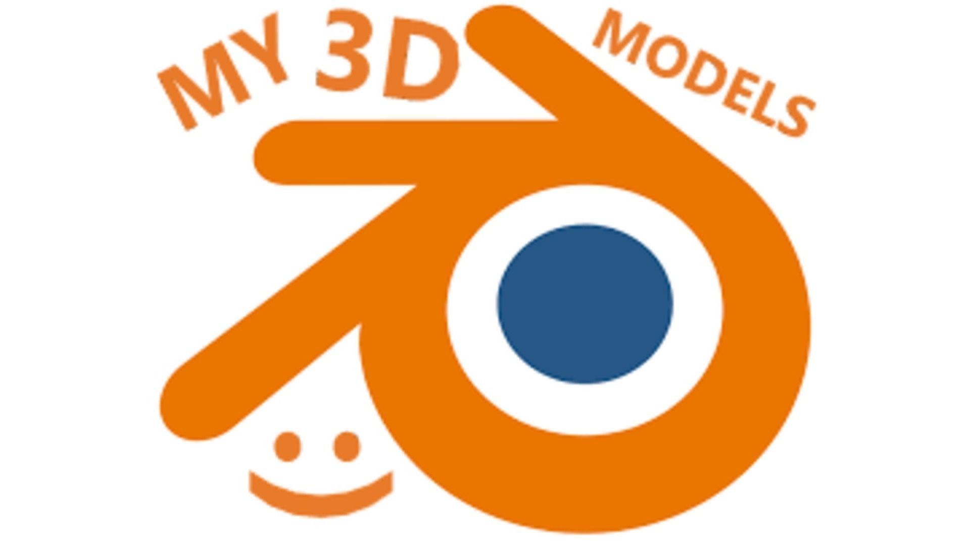 simple DNA Low-poly 3D model_9