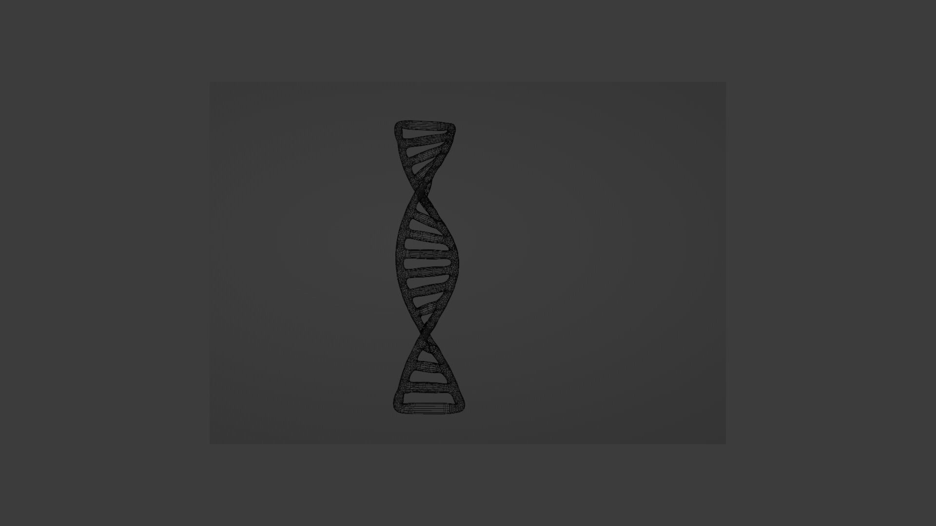simple DNA Low-poly 3D model_8