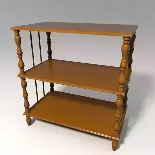 Wooden shelf