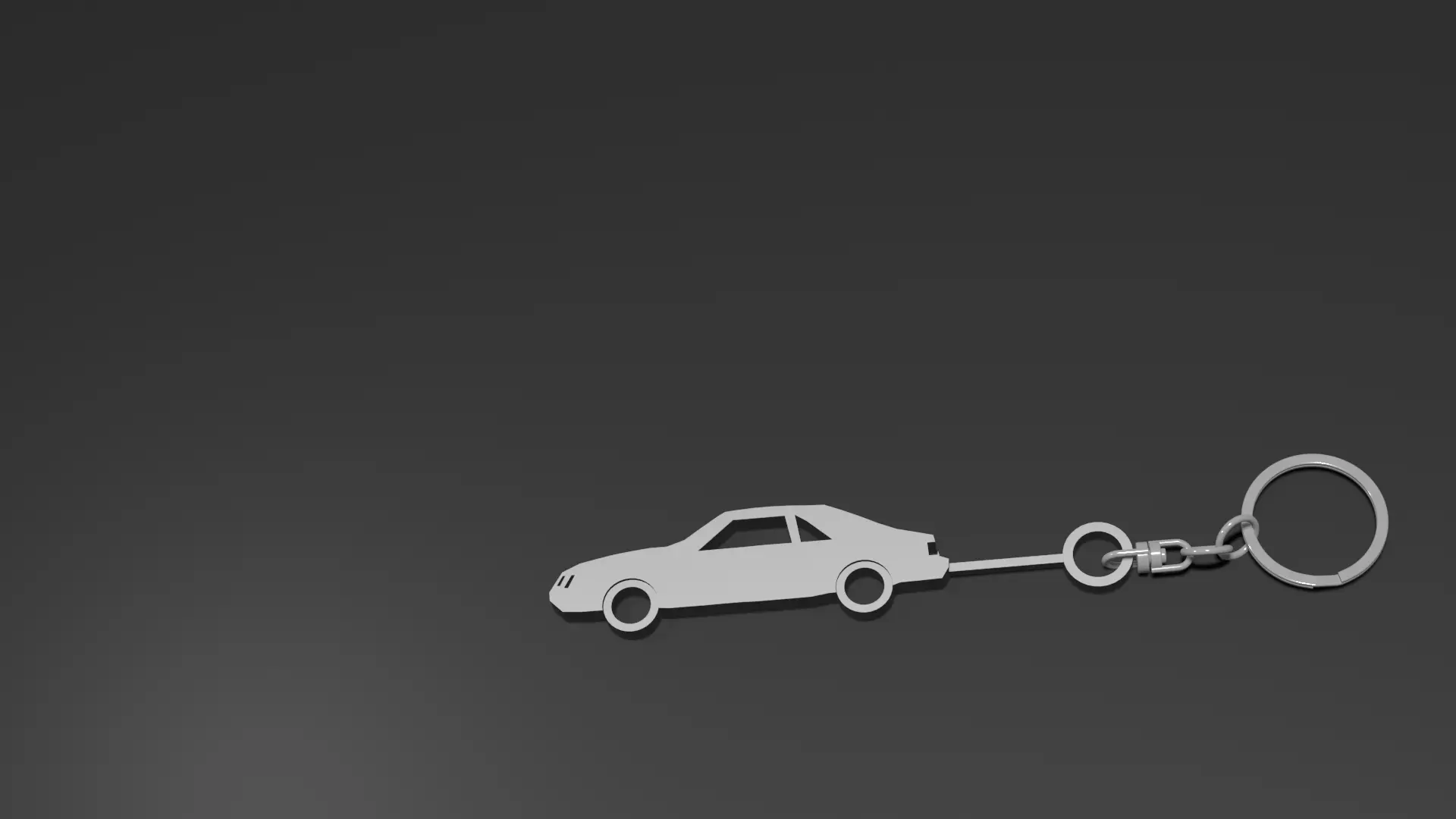 1986 Mustang Keyring-Keychain  3D print model_0