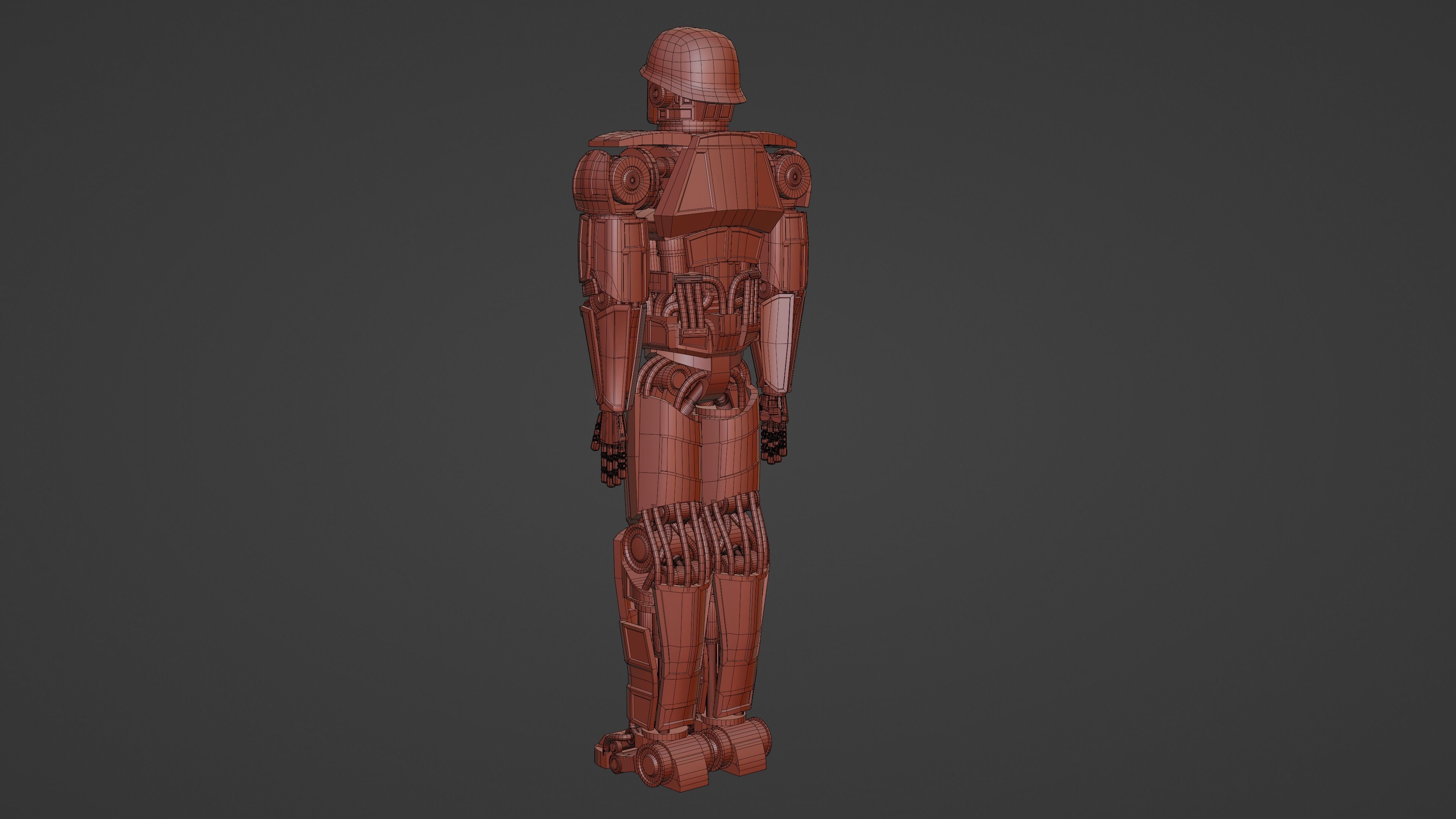 Robot Soldier Free 3D model_15