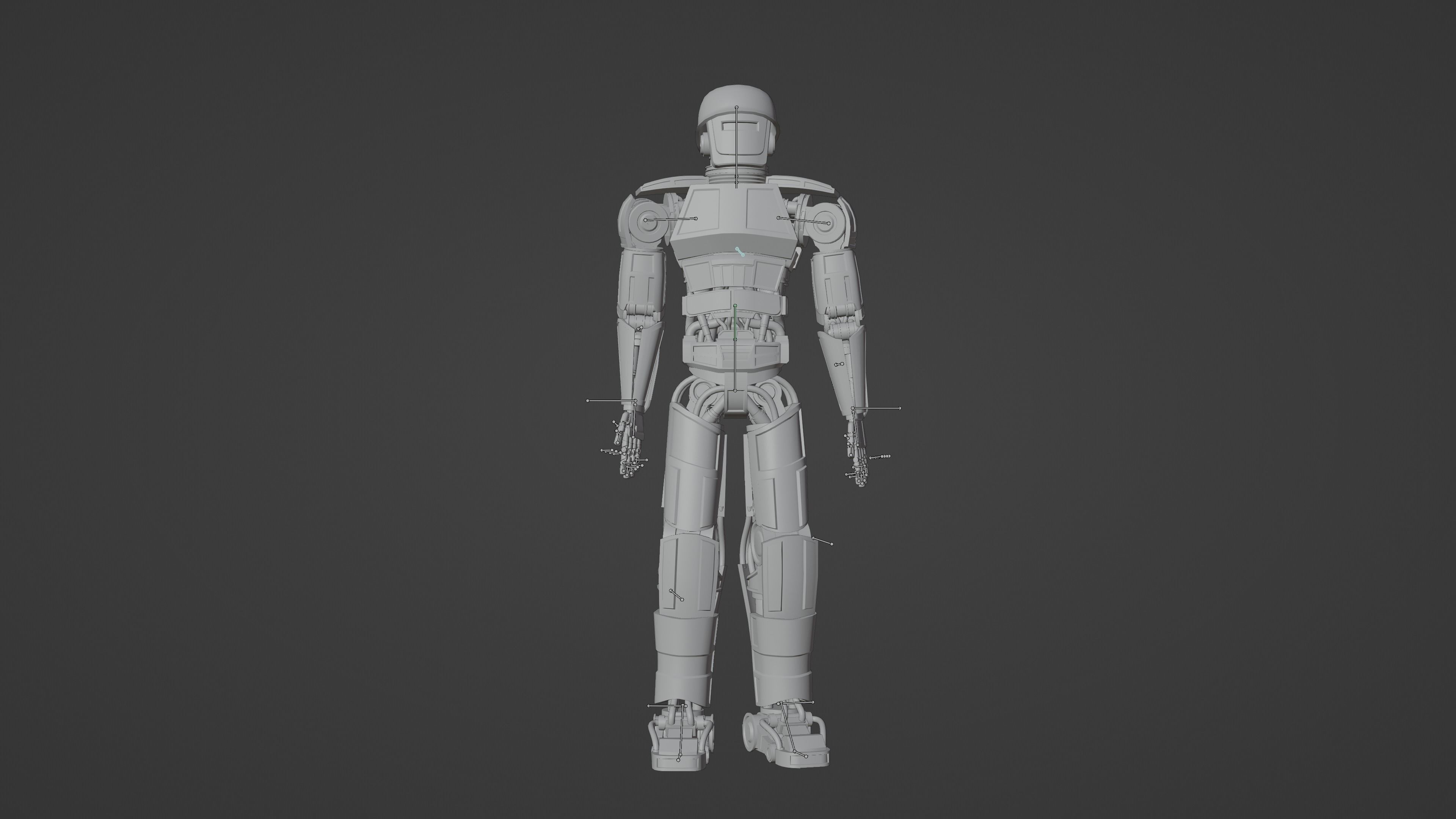 Robot Soldier Free 3D model_10