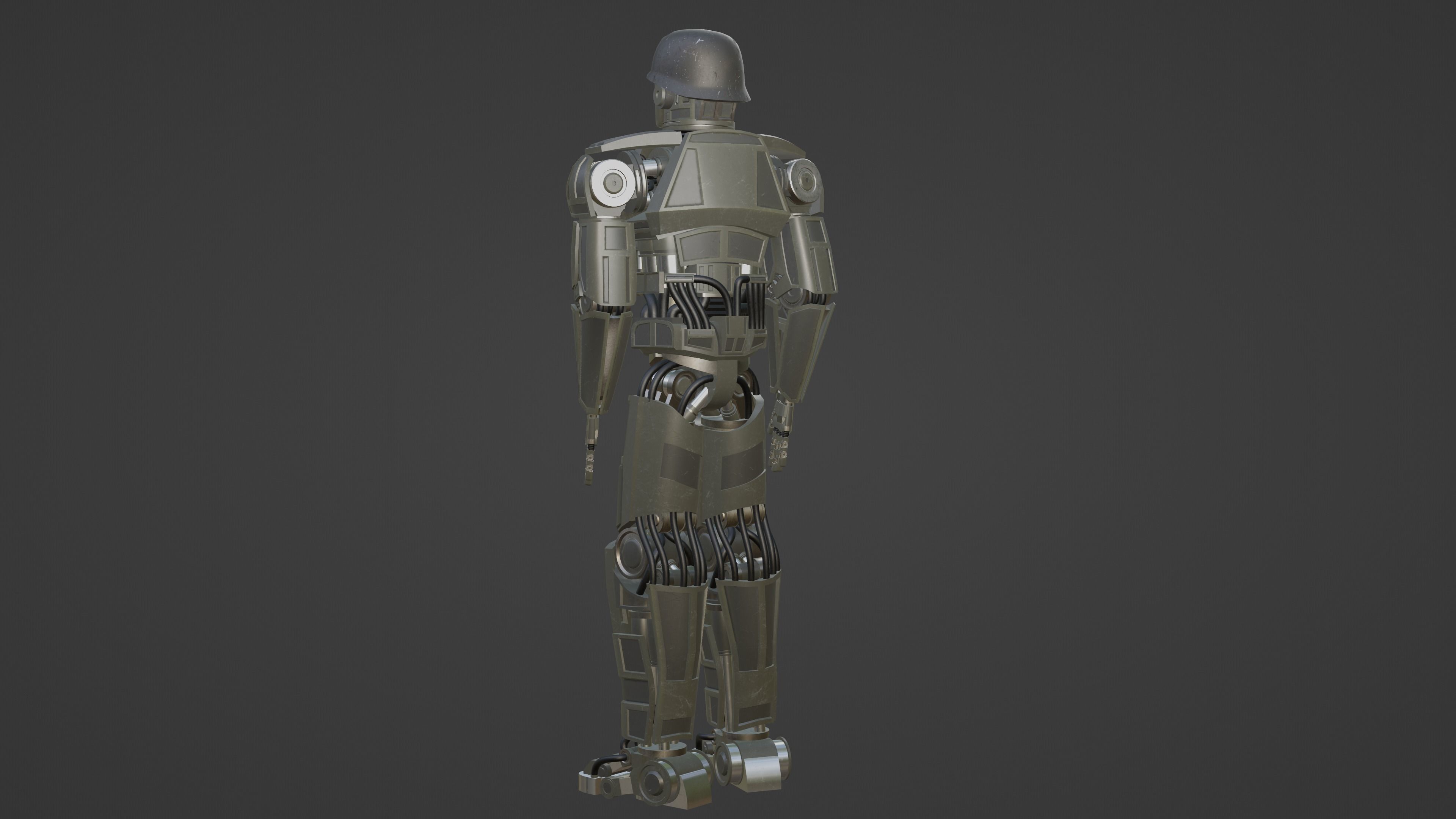 Robot Soldier Free 3D model_9