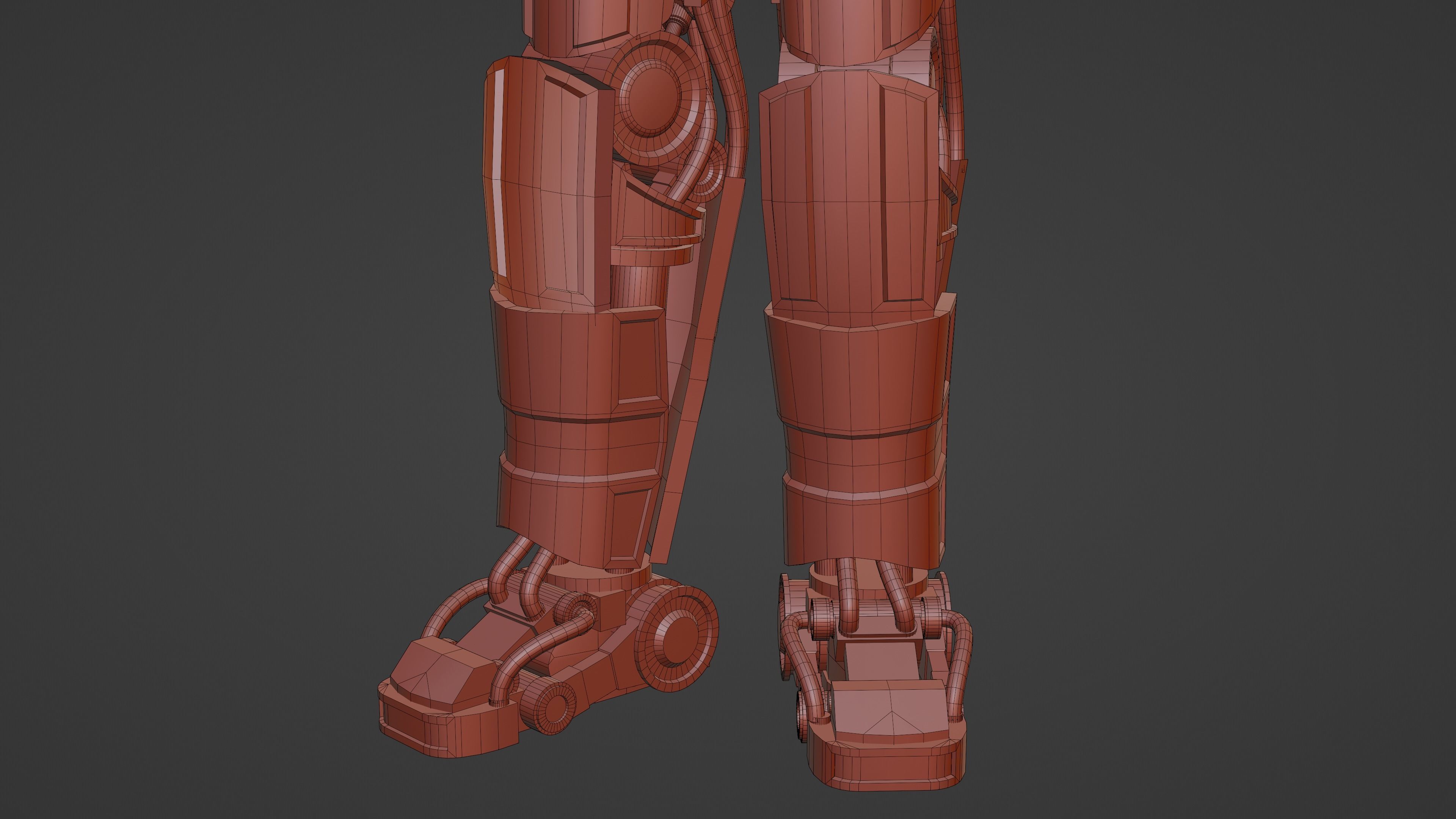 Robot Soldier Free 3D model_6
