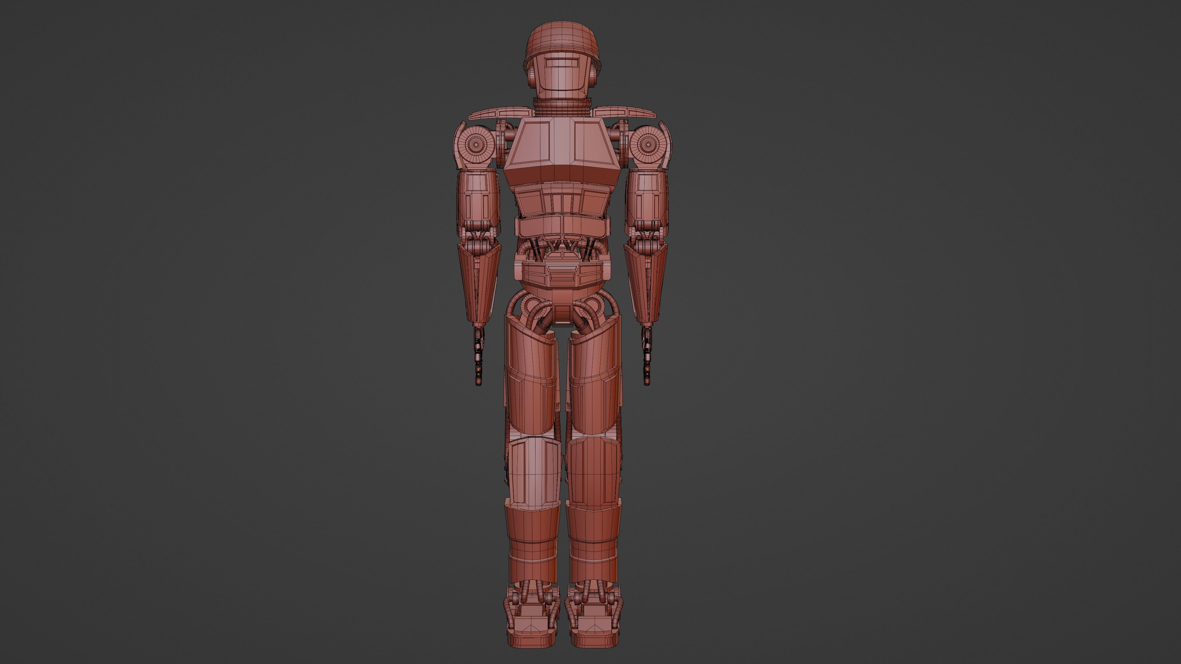 Robot Soldier Free 3D model_12