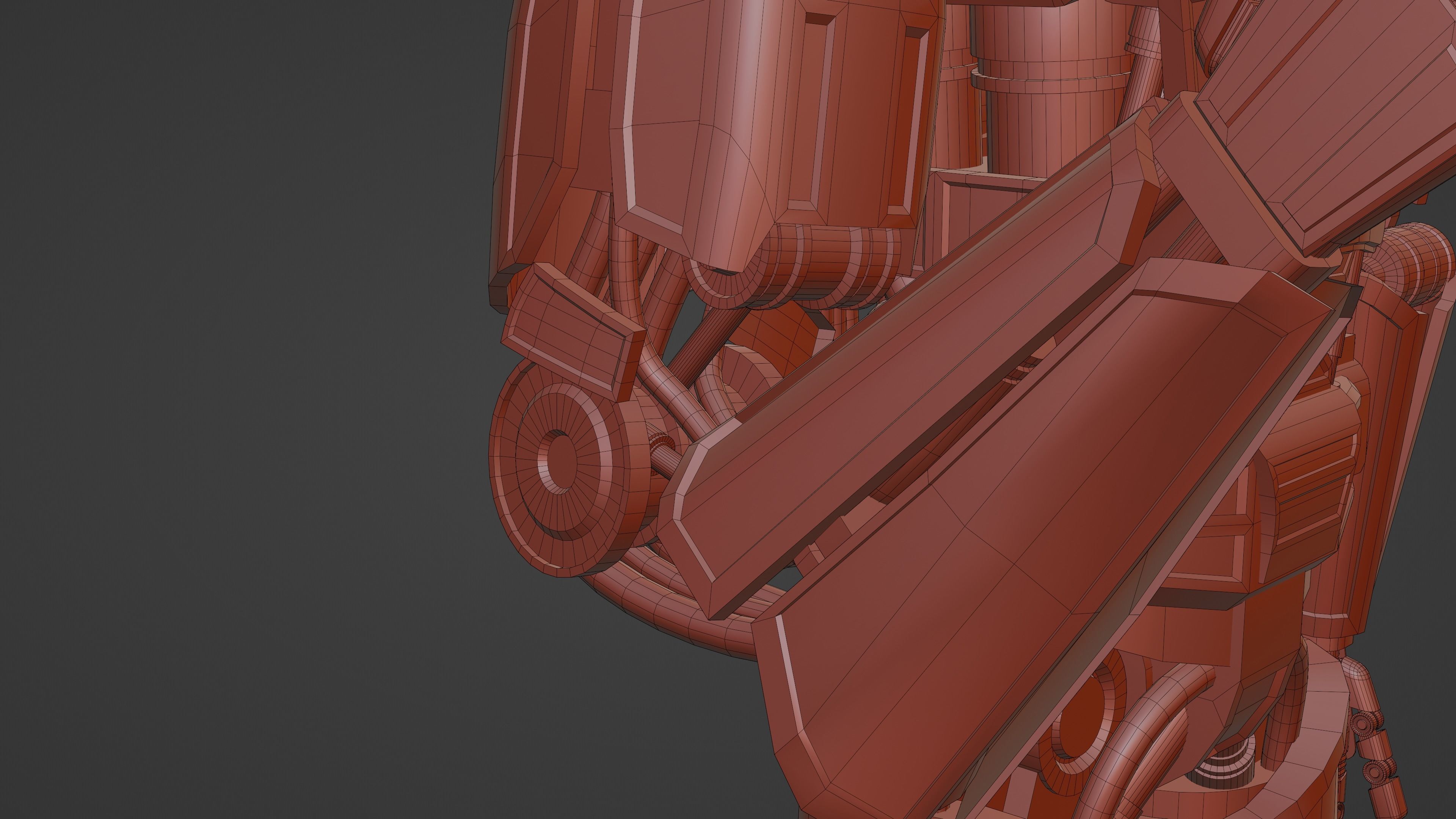 Robot Soldier Free 3D model_3