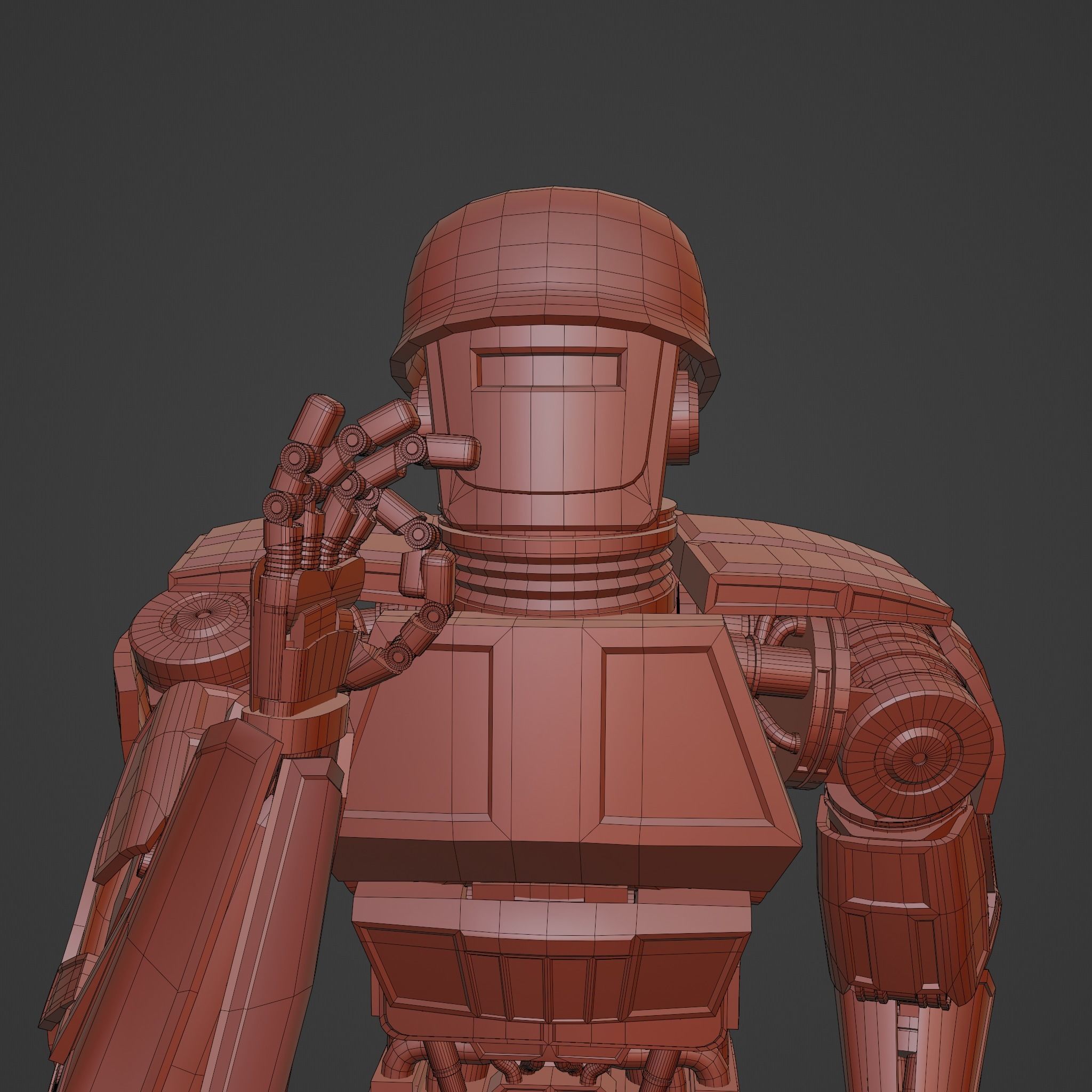 Robot Soldier Free 3D model_1