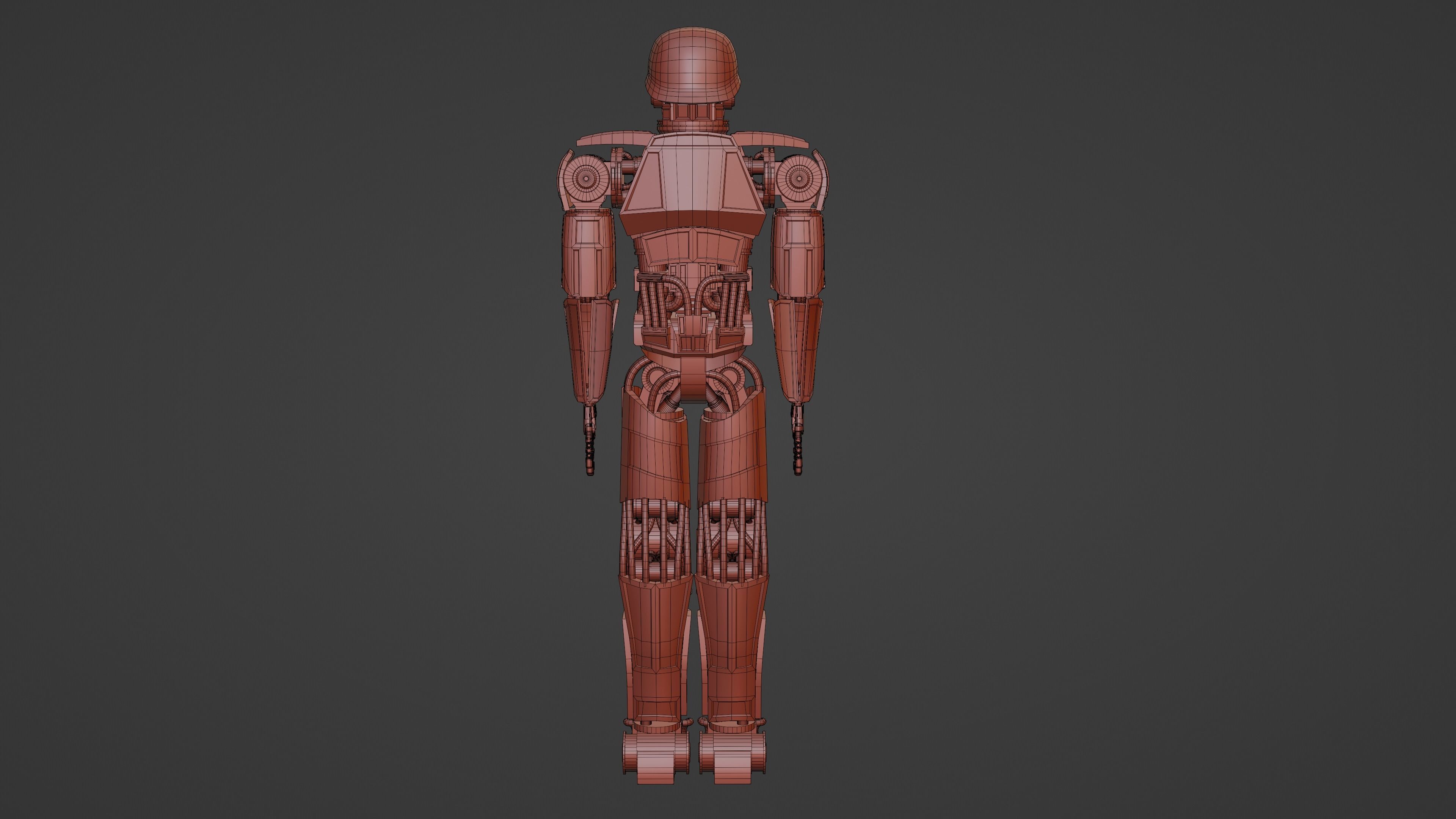 Robot Soldier Free 3D model_16
