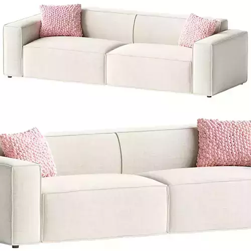 TOV Furniture Olafur Cream Linen Sofa