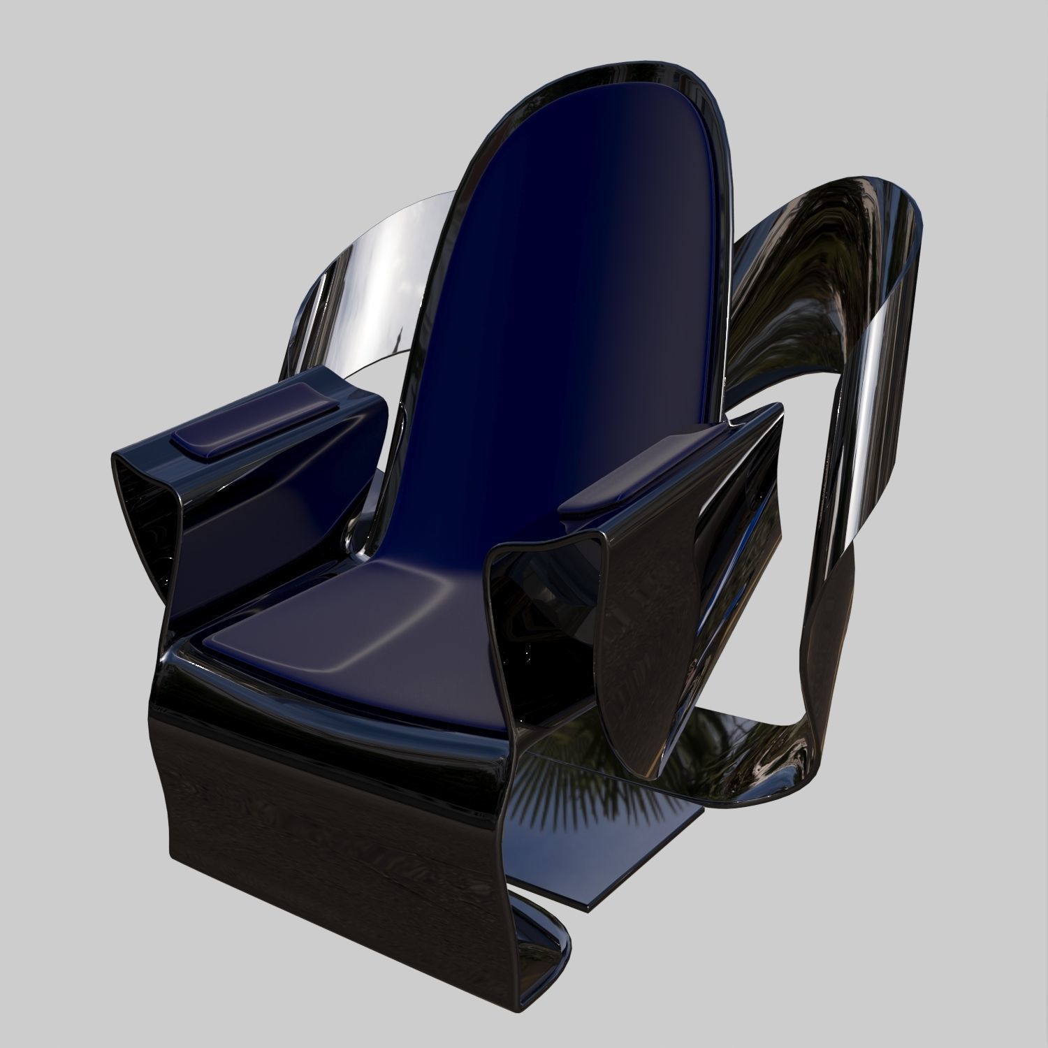 Armchair Future 3D model_1