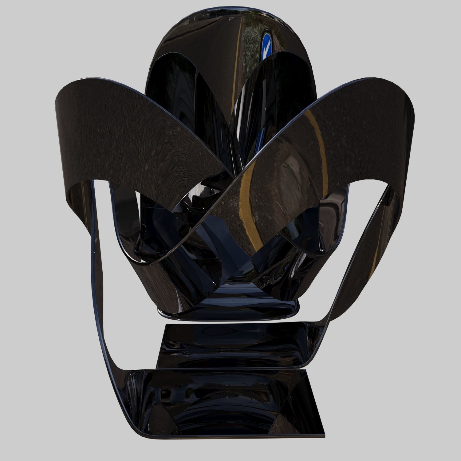 Armchair Future 3D model_2