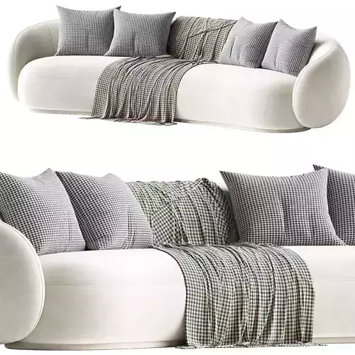 TOV Furniture Kendall Velvet Large Sofa