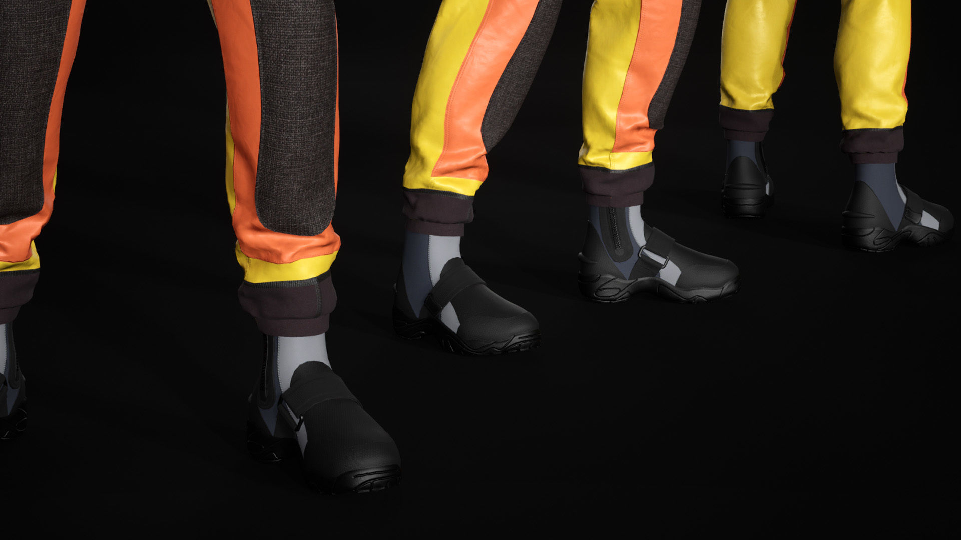 Woman - Rescue Swimmer - Modular - Rigged Low-poly 3D model_16